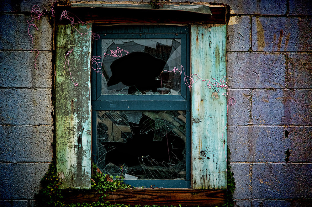 Pink String and Broken Glass